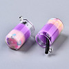 Epoxy Resin and Polymer Clay Pendant LS-GLAA-S181-15C-2