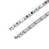 SHEGRACE Stainless Steel Panther Chain Watch Band Bracelets JB679A-5