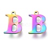 Ion Plating(IP) 304 Stainless Steel Charms STAS-H112-B-M-1