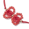 3Pcs 3 Colors Glass Seed Beads Braided Bead Bracelets BJEW-MZ00230-5