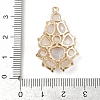 Brass Cat Eye Pendants KK-R224-16E-G-3