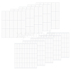 BENECREAT 10Pcs 2 Style Rectangle Blank Paper Self-Adhesive Present Stickers DIY-BC0003-65-1