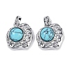 Synthetic Turquoise Pendants KK-U043-43P-B-1