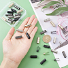 32 Sets 4 Colors Zinc Alloy Cord Ends FIND-PH0003-83-5