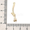 Brass Micro Pave Cubic Zirconia Pendants KK-M301-17G-3