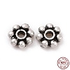 925 Sterling Silver Bead Caps STER-D036-20AS-01-4