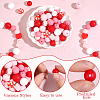 136Pcs Silicone Beads SIL-PA0001-52-6