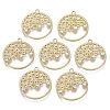 Alloy Rhinestone Pendants PALLOY-S132-079-1