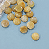 Natural Topaz Jade Cabochons G-P393-R35-12mm-1