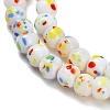 Handmade Lampwork Beads Strands LAMP-H071-01A-03-3