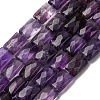 Natural Amethyst Beads Strands G-G286-D01-8x12mm-2