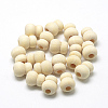 Unfinished Wood Beads X-WOOD-T007-03-1