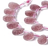 Natural Strawberry Quartz Beads Strands G-G805-B13-4