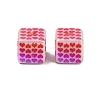 Opaque UV Plating Acrylic Beads PACR-P005-03A-1