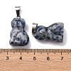 Natural Blue Spot Jasper Pendants G-B127-08P-02-4