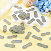 40Pcs PU Leather Craft Label Tags DIY-TADJ0001-22J-4