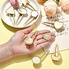 8Pcs 8 Styles Alloy Alligator Hair Clip Finding PHAR-CJ0001-03-3