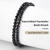 1 Strand Natural Black Tourmaline Beads Strands G-OC0005-36-4