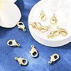 Brass Lobster Claw Clasps KK-P130-093G-NR-6