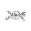 Viking Style Zinc Alloy Snap Hair Clips For Women PHAR-B090-01AS-05-1