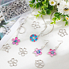 CHGCRAFT 30Pcs 5 Style Alloy Pendants FIND-CA0008-03-5