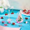 36Pcs 6 Styles Transparent Resin Pendants RESI-TA0004-21-7