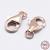 925 Sterling Silver Lobster Claw Clasps STER-K167-074B-RG-3