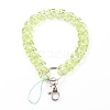 Acrylic Curb Chain Mobile Straps Sets HJEW-JM00452-3