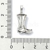 Rack Plating Brass Pave Cubic Zirconia Pendants KK-M282-41P-3