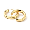 Brass Chunky C-shape Stud Earrings EJEW-G297-03B-G-2