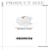 1Pc Acrylic Flower Finger Rings RJEW-LP0003-38-2
