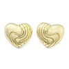 Brass Stud Earrings for Women EJEW-U035-03G-4