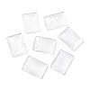 Transparent Rectangle Glass Cabochons X-GGLA-R025-25x18-4