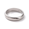 201 Stainless Steel Plain Band Ring for Women RJEW-I089-51P-2