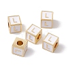 Rack Plating Brass Enamel Beads KK-B060-04G-04L-3