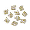 Brass Pave Clear Cubic Zirconia Cabochons MRMJ-B002-06LG-3