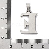 201 Stainless Steel Pendants STAS-Q342-53P-E-3