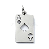 Non-Tarnish 304 Stainless Steel Pendants STAS-C097-65P-1