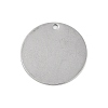 304 Stainless Steel Stamping Blank Tag Pendants STAS-M090-02P-1