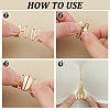 12Pcs 3 Colors Alloy Interlocking Clasps FIND-PH0021-43-4