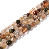 Natural Rutilated Quartz Beads Strands G-F706-11A-1