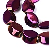 Electroplate Glass Beads Strands X-EGLA-Q134-02A-A04-3