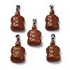 Synthetic Goldstone Pendants G-B127-06P-11-2