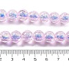 Handmade Foil Lampwork Beads Strands FOIL-K003-06B-17-4