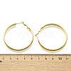 304 Stainless Steel Hoop Earrings for Women EJEW-C096-43G-03-3