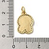 Brass Micro Pave Cubic Zirconia Pendants KK-K354-02G-R-3