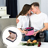 Book Shaped Plastic Gift Packaging Boxes for Cufflinks CON-WH0089-189-7