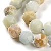 Natural Flower Amazonite Beads Strands G-NH0021-A01-02-4