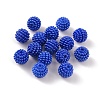 Opaque Resin Beads LS-RESI-WH0021-51B-2