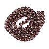 Transparent Half Spray Painted Glass Beads Strands LS-GLAA-Q110-02A-09-2